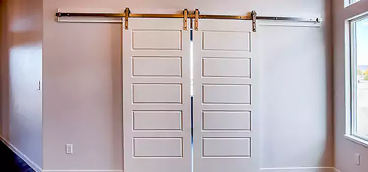 Glass Barn Door with Installation Hardware Kit Dearborn Heights